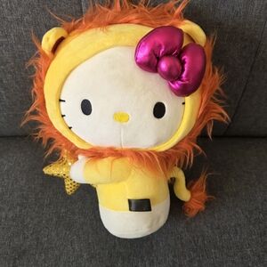 Hello Kitty Yellow and Pink Stuffed Animal